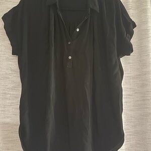 Madewell shortsleeve black dolman shirt